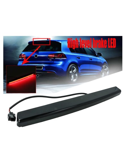 Kit Luce Terzo Stop a Led Singolo Nero Fume Per VW Scirocco 2009-2016