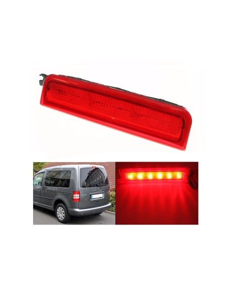 Kit Luce Terzo Stop a Led Singolo Rosso Per VW Caddy 2004-2015