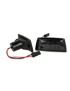 Kit Freccia Laterale a Led Side Marker Lente Nero Fume Luce Arancione Per Opel Adam Astra H J D Insignia Meriva B Zafira 2