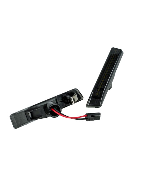 Kit Freccia Laterale a Led Side Marker Lente Nero Fume Luce Bianco Per BMW E36 M3 X5 E53 OEM 344-1405
