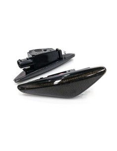 Kit Freccia Laterale a Led Side Marker Lente Nero Fume Luce Bianco Per BMW X5 E70 X3 F25 X6 E71 E46 OEM 63137171007 63137171008 2