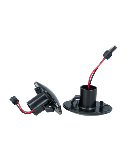 Kit Freccia Laterale a Led Side Marker Lente Nero Fume Luce Bianco Per Ford Fiesta KA Transit Tourneo OEM 96VT13K354AA
