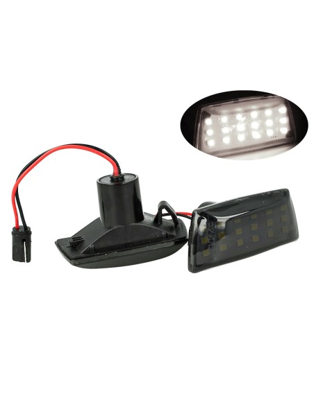 Kit Freccia Laterale a Led Side Marker Lente Nero Fume Luce Bianco Per Opel Vauxhall Adam Astra H J D Insignia Meriva B Zafira C