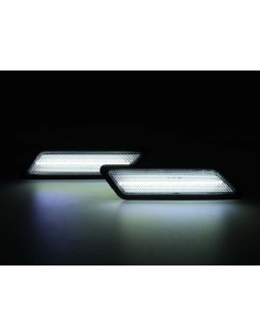 Kit Freccia Laterale a Led Side Marker Lente Trasparente Luce Bianco Per BMW Serie 3 F30 320 328 330 340 335 ActiveHybrid 3 2013 2