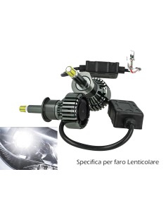 Kit Full Led Canbus H1 38W Reale Canbus 12V 24V Luce 360 Gradi Per Faro Lenticolare Ventola Silenzioso 4500 lm