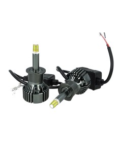 Kit Full Led Canbus H1 38W Reale Canbus 12V 24V Luce 360 Gradi Per Faro Lenticolare Ventola Silenzioso 4500 lm 2
