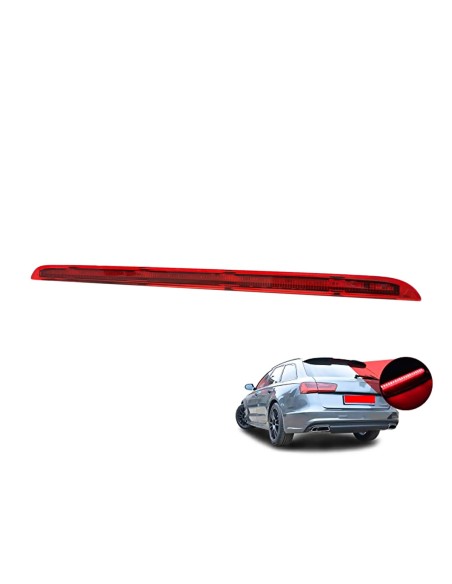 Kit Luce Terzo Stop a Led Singolo Rosso Per Audi A6 Avant S6 C6 2005-2011 OEM 4F9945097