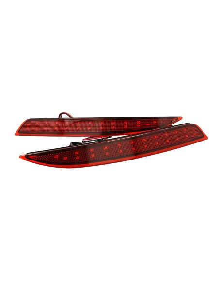 Kit 2 Fanali Posteriori A Led Rosso Per Opel Astra J Hatch 2010-2015 OEM 13262018 Sostituzione Riflettore Catarifrangente Origin