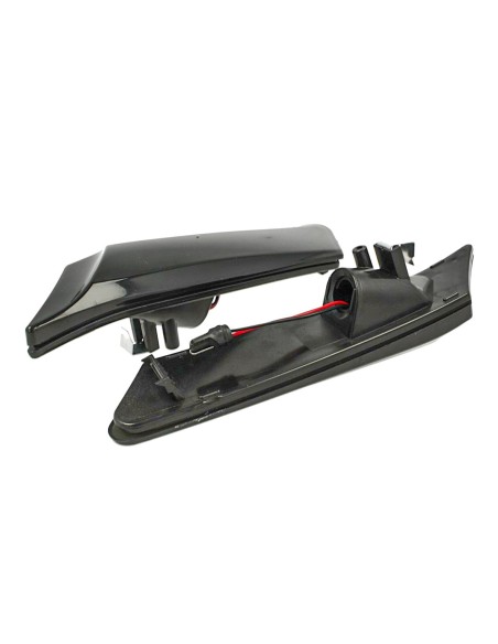 Kit Freccia Laterale a Led Side Marker Lente Nero Fume Luce Bianco Per Porsche 911 997 987 Carrera Boxster Cayman OEM 9976310380