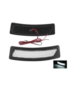 Kit Freccia Laterale a Led Side Marker Lente Trasparente Luce Bianco Per BMW Serie 3 F30 OEM 63147847205 63147847206