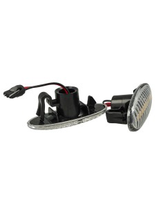 Kit Freccia Laterale a Led Side Marker Lente Trasparente Luce Arancione Per Nissan Qashqai Micra X-Trail Cube Evalia Leaf Note N 2