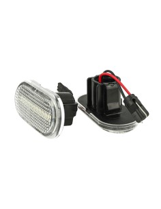 Kit Freccia Laterale a Led Side Marker Lente Trasparente Luce Arancione Per Opel Vivaro Movano Nissan Interstar X70 OEM 77010475 2