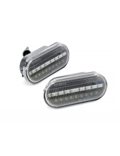 Kit Freccia Laterale a Led Side Marker Lente Trasparente Luce Bianco Per VW Golf 3 4 Passat Polo Sharan Seat Ibiza Skoda Octavia 2