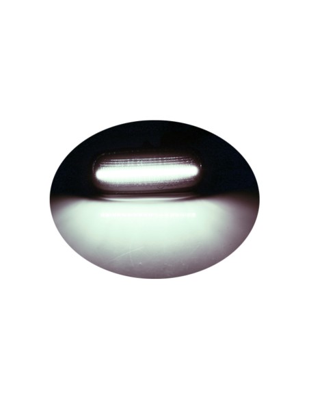 Kit Freccia Laterale a Led Side Marker Lente Trasparente Luce Bianco Per Opel Vivaro Movano Nissan Interstar X70 OEM 7701047517 
