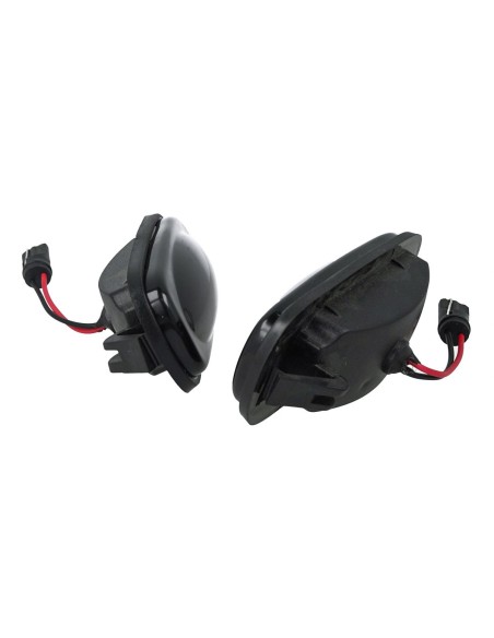 Kit Freccia Laterale a Led Side Marker Lente Nero Fume Luce Arancione Per Land Rover Discovery 2 Freelander 1 XGB100310L