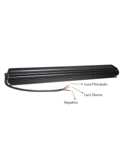Barra Led Fuoristrada Slim 30W 12V 24V 10'' 26cm Con Daylight Luce Diurne IP67 E9 Fila Unica Faro Led Trattore 2