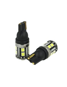 Lampada Led T10 W5W 100% Canbus  5W Reale 12V 24V No Errore Senza Polarit&agrave Bianco 6000K 2