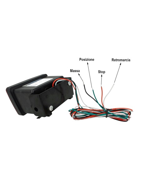 Faro Led Posteriore Luci Posizione Stop Retromarcia 3 In 1 Subaru WRX STI 2011-2018 XV 2013-2018 Impreza GP 2011-2018
