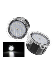 Kit Luci Led Di Cortesia Sotto Specchietto Retrovisore Toyota Tundra 2007-2017 Canbus Bianco 6000K 12V 5W 2