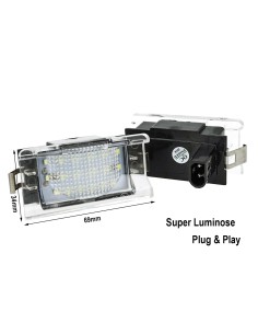 Kit Luci Targa Led BMW Serie 5 E34 Touring 1991-1996 Canbus No Errore Bianco 6000K 12V 5W
