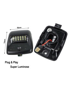 Kit Luci Targa Led Toyota Tacoma 2005-2015 Tundra 2000-2013 Canbus Bianco 6000K 12V 5W No Errore
