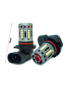 Lampada Led 9005 HB3 12V 21W Canbus Bianco Con Ventola In Testa Per Luce Fendinebbia