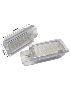 Kit Luci Targa Led Buick LaCrosse 2013-2016 Chevy Trax 2013-2014 OEM 13503059 Canbus Bianco