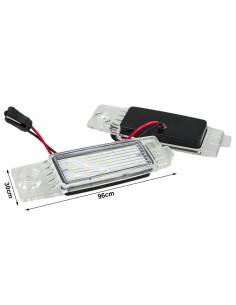 Kit Luci Targa Led Toyota Highlander Lexus RX300 OEM 8127048011 Canbus Bianco 12V 5W