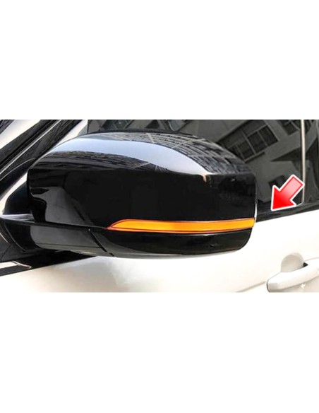 Kit Freccia Led Specchietto Retrovisore Dinamico Sequenziale Land Rover Discovery 4 Range Rover Sport Evoque Lente Fume Arancion