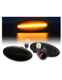 Kit Freccia Laterale a Led Side Marker Dinamica Lente Fume Per Opel Vectra B 1995-2002 Resistenza Inclusa