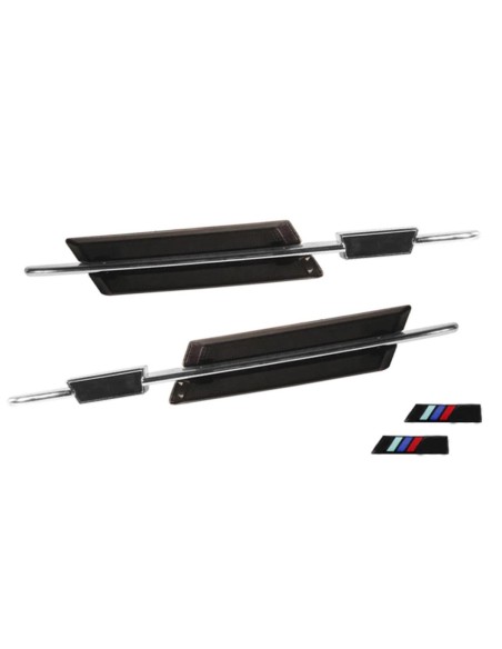 Kit Freccia Laterale a Led Side Marker Dinamica Lente Fume BMW E46 4D 5D 1998-2001