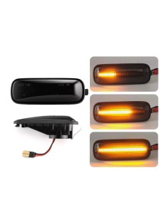 Kit Freccia Laterale a Led Side Marker Dinamica Lente Fume Honda Civic Ballade Hatchback Prelude 33801-S2H-G01 2