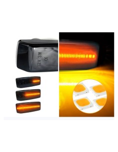 Kit Freccia Laterale a Led Side Marker Dinamica Lente Fume Mercedes Benz W201 W202 W124 OEM A1248200421 2