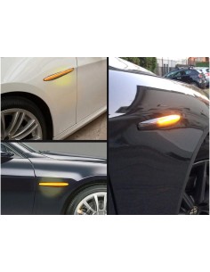 Kit Freccia Laterale a Led Side Marker Dinamica Lente Fume Alfa Romeo 159 Brera OEM 60691106 2