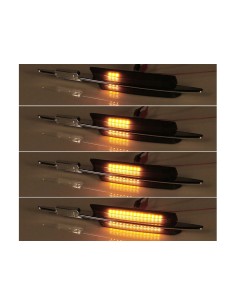 Kit Freccia Laterale a Led Side Marker Dinamica Lente Fume BMW E46 4D 5D 2002-2005 LCI facelift 2