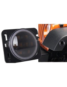 Kit Freccia Laterale a Led Side Marker Dinamica Lente Fume Jeep Wrangler JK 2007-2015 2