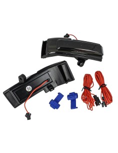 Kit Freccia Led Specchietto Retrovisore Dinamico Sequenziale Ford F150 Dopo 2015 FL34-13B382A Lente Fume Arancione + DRL