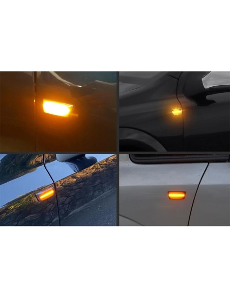 Kit Freccia Laterale a Led Side Marker Dinamica Lente Fume Opel Adam Astra H Corsa D E Insigina A Meriua Zafira B