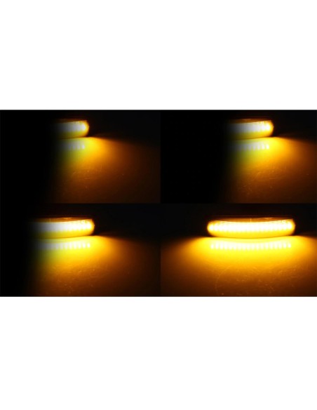 Kit Freccia Laterale a Led Side Marker Dinamica Lente Fume Land Rover Discovery 3 4 Freelander 2 Rang Rover Sport