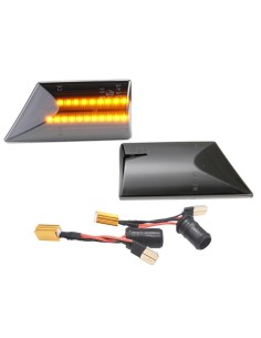 Kit Freccia Laterale a Led Side Marker Dinamica Lente Fume Opel Vectra C 2002-2008 Signum Resistenza Inclusa 2