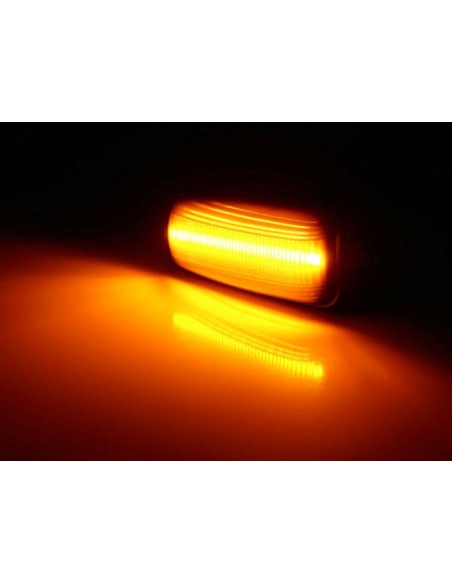 Kit Freccia Laterale a Led Side Marker Dinamica Lente Fume Peugeot 106 II 306 406 806 Citroen Berlingo Fiat Scudo Ulysse