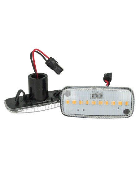 Kit Freccia Laterale a Led Side Marker Dinamica Lente Trasparente Chrysler 200 300 Dodge Charger Avenger Jeep Compass
