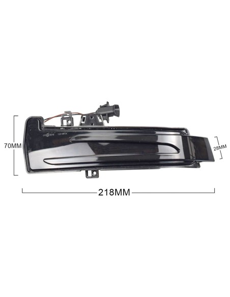 Kit Freccia Led Specchietto Retrovisore Dinamico Sequenziale Mercedes Benz W204 W176 W246 W212 Lente Fume Arancione