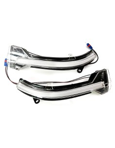 Kit Freccia Led Specchietto Retrovisore Dinamico Sequenziale BMW F10 F11 F12 F13 F06 F01 GT F07 Lente Trasparente Arancione