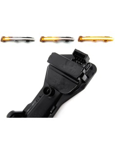Kit Freccia Led Specchietto Retrovisore Dinamico Sequenziale VW Golf 7 Touran 2 E-Golf Lente Trasparente Arancione 2