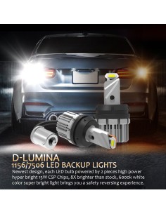 Lampada Led Luce Retromarcia Canbus BA15S 1156 12V 24V 21W Bianco 2800 Lumens 2