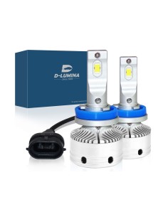 Kit Full Led H8 H11 12V 50W 8000 Lumen Canbus All In One IP65 Dissipazione a Ventola