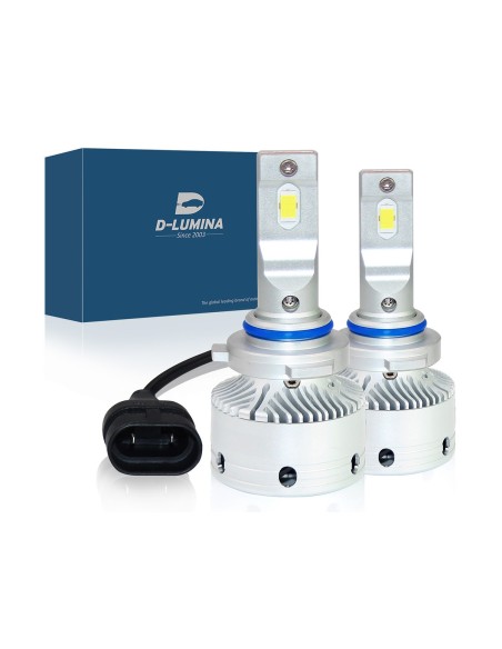 Kit Full Led HB4 9006 12V 50W 8000 Lumen Canbus All In One IP65 Dissipazione a Ventola