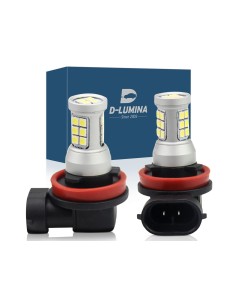 Lampada led H8 H11 H9 12V 24V 8W IP67 360 Gradi