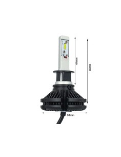 Kit Full Lampada Led H1 12V 24V 30W 3600 Lumen IP67 Per Abbagliante e Fendinebbia Senza Driver 2